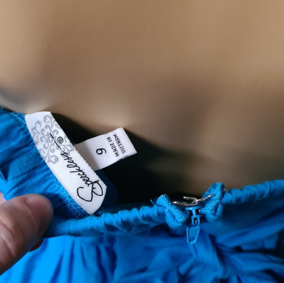 Blue Cocktail Dress - Picture 4 of 4